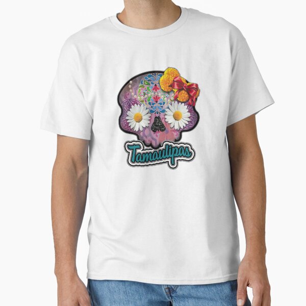 Item preview, Mexican Catrina with flowers. Tamaulipas, Mexico designed and sold by fashionlabrador.