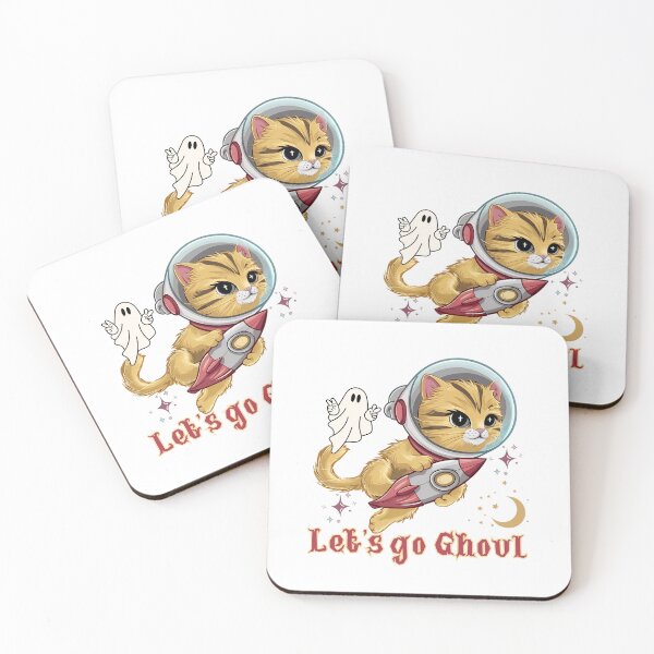 Item preview,  Let's Go Ghoul Retro Cat lovers Halloween Design designed and sold by Raise2Shine.