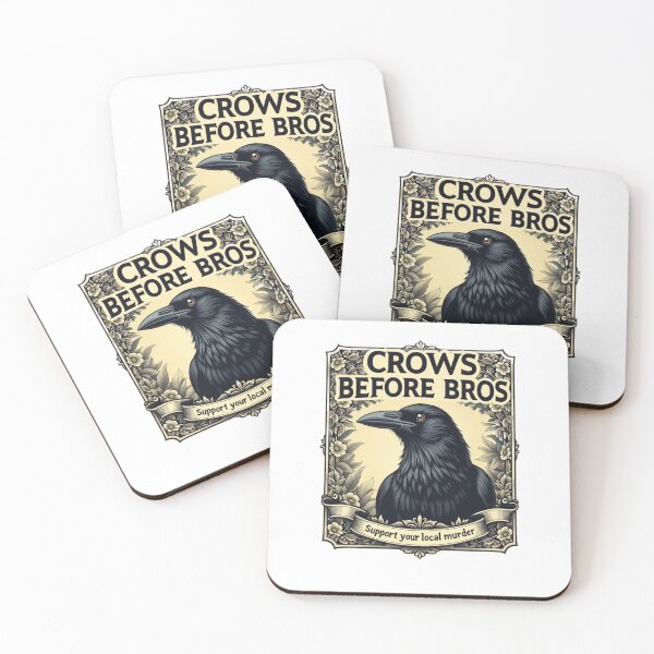 Item preview, Crows before bros - Support your local murder  designed and sold by GroovyDino.