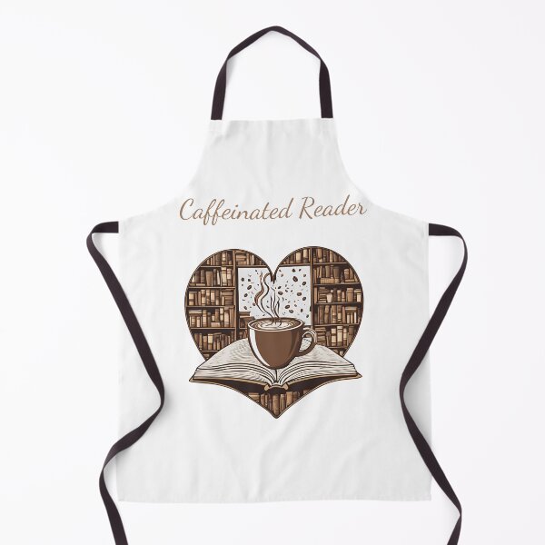 Item preview, Caffeinated Reader - Coffee Lover Bookworm Design designed and sold by Creastore.