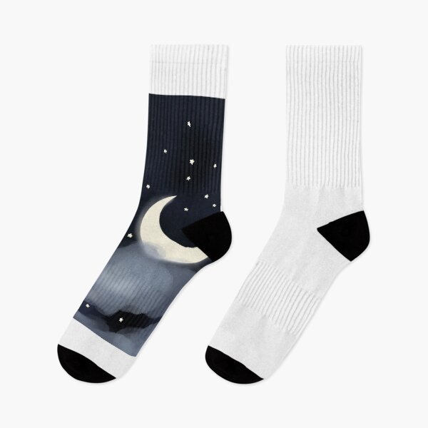 Item preview, The moon and a starry sky designed and sold by lydiacolemanart.