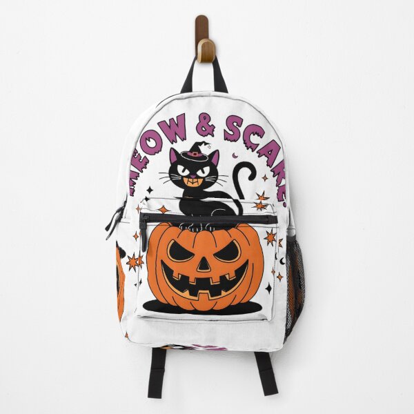 Item preview, Spooky Cat & Pumpkin Delight designed and sold by AI-Only Creations.