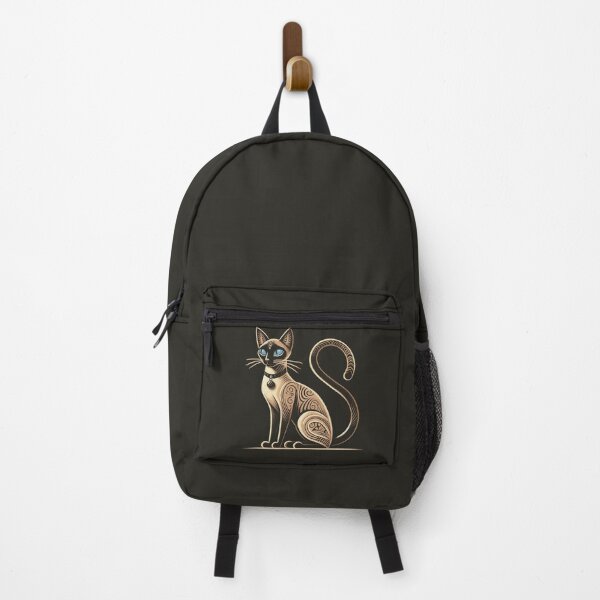 Item preview, Vintage pattern drawing of a Siamese cat designed and sold by YukiKenji.