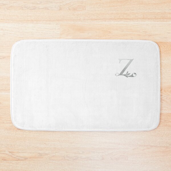 Item preview, Luxury Floral Monogram Z: Elegant Grey and Silver Typography designed and sold by Fil4.