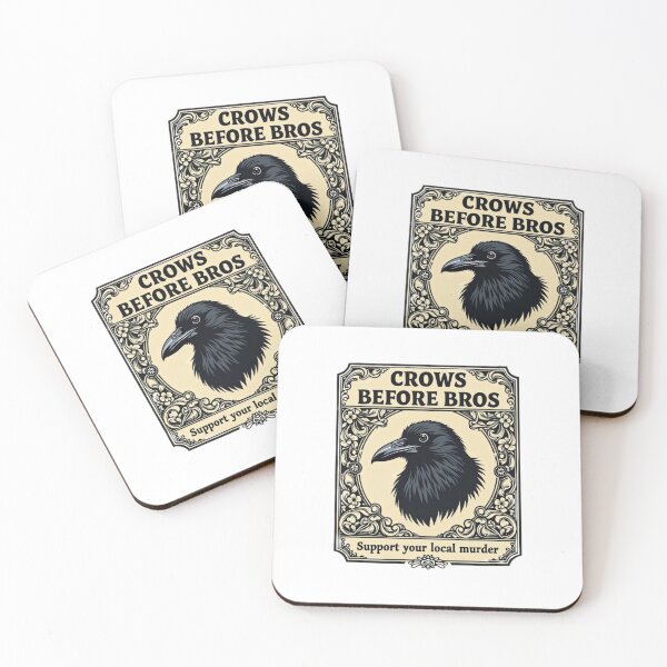 Item preview, Crows before bros - Support your local murder  designed and sold by GroovyDino.
