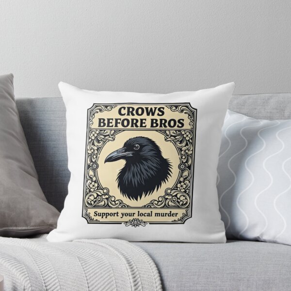 Item preview, Crows before bros - Support your local murder  designed and sold by GroovyDino.