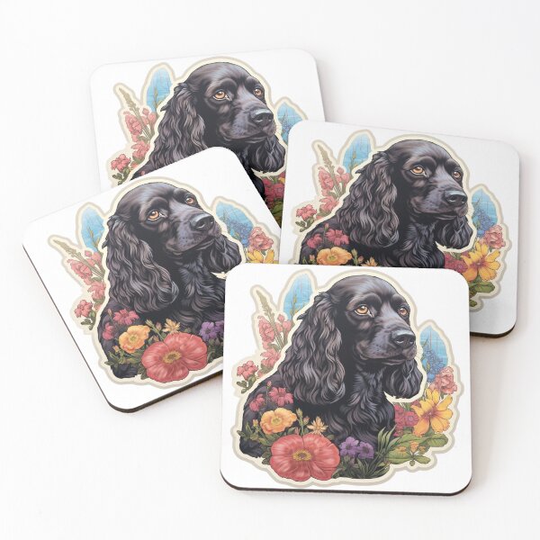 Item preview, Cute Flower English Cocker Spaniel Mom Dad Guardian Angel Best Friend Doggie Paw designed and sold by SMARTKIT  DESIGNAGENCY.