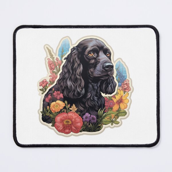 Item preview, Cute Flower English Cocker Spaniel Mom Dad Guardian Angel Best Friend Doggie Paw designed and sold by SMARTKIT DESIGNAGENCY.