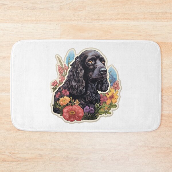 Item preview, Cute Flower English Cocker Spaniel Mom Dad Guardian Angel Best Friend Doggie Paw designed and sold by SMARTKIT  DESIGNAGENCY.