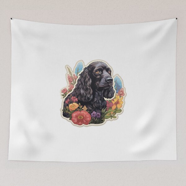 Item preview, Cute Flower English Cocker Spaniel Mom Dad Guardian Angel Best Friend Doggie Paw designed and sold by SMARTKIT  DESIGNAGENCY.