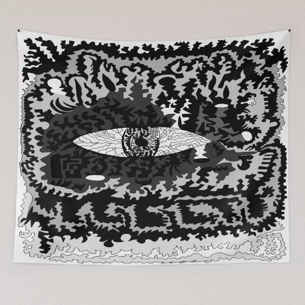 Item preview, Abyss Watching - Grayscale designed and sold by ZikuPrints.