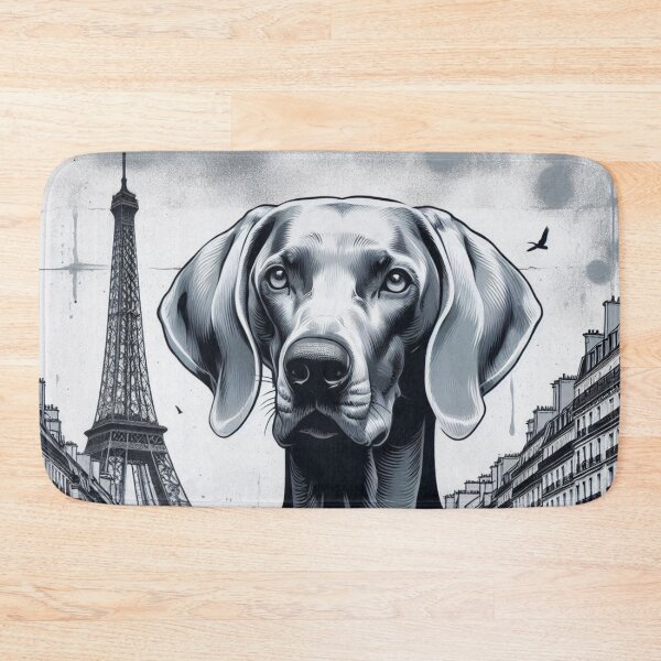 Item preview, Paris Mural Street Graffiti Dog and Cat Art - Design Nr 170 designed and sold by WeimTrails.