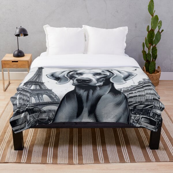 Artikelvorschau, Pariser Straßen-Graffiti-Wandbild mit Hund und Katze – Design Nr. 170 entworfen und verkauft von WeimTrails.