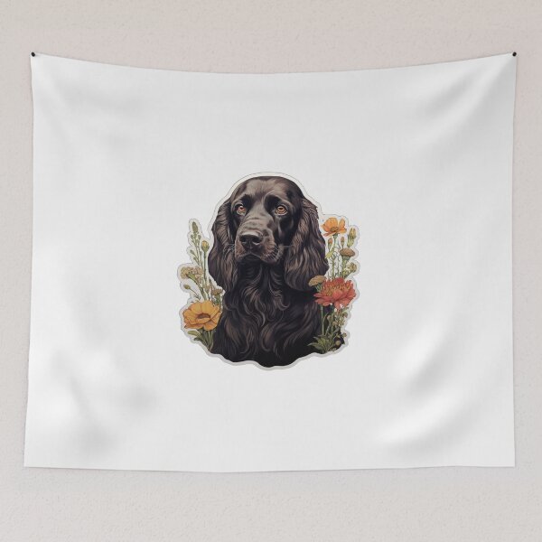 Item preview, Cute Flower English Cocker Spaniel Mom Dad Guardian Angel Best Friend Doggie Paw designed and sold by SMARTKIT  DESIGNAGENCY.