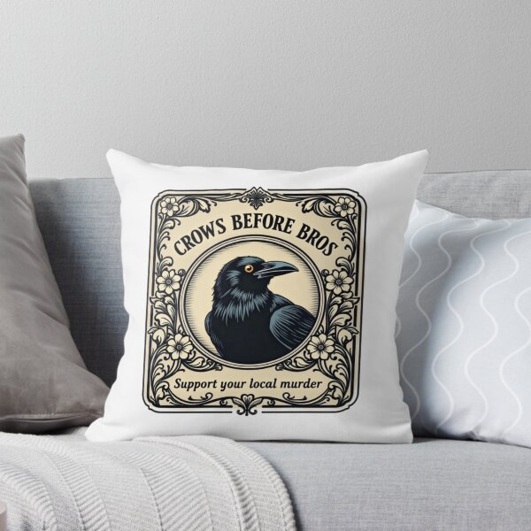 Item preview, Crows before bros - Support your local murder  designed and sold by GroovyDino.