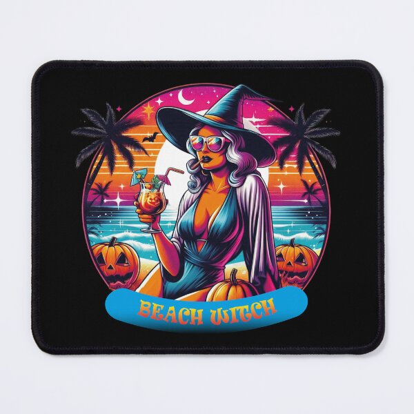 Item preview, Halloween theme 37, beach witch, moon, pumpkin designed and sold by sinemsworld1.