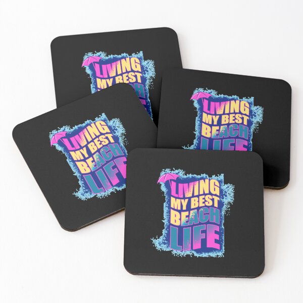 Item preview, Living MY Best Beach Life designed and sold by obedtheartist.