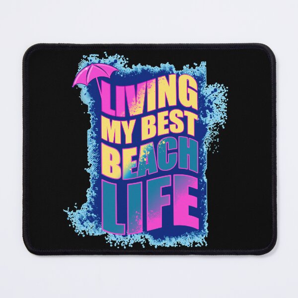 Item preview, Living MY Best Beach Life designed and sold by obedtheartist.