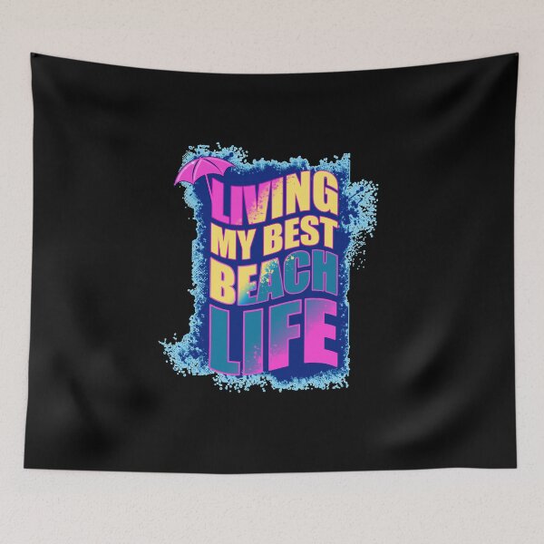 Item preview, Living MY Best Beach Life designed and sold by obedtheartist.
