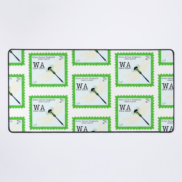 Item preview, Green Darner Dragonfly: Washington State Insect Stamp designed and sold by Marguerite Artistry.