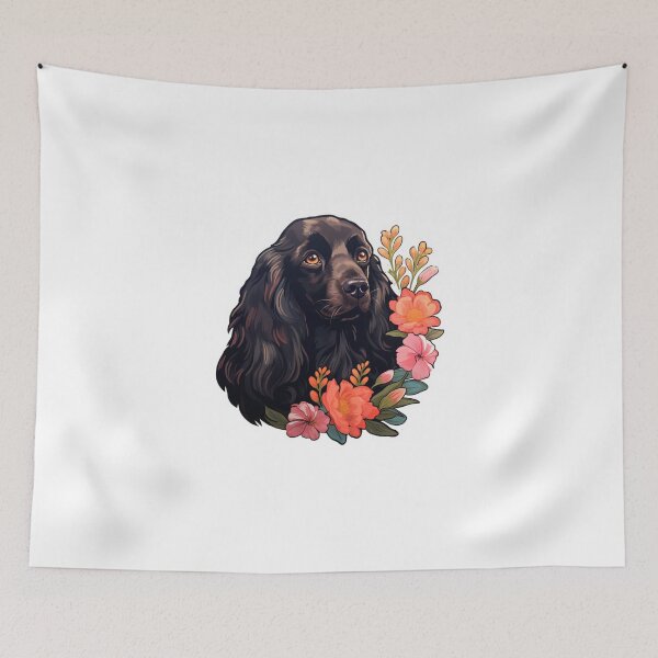 Item preview, Cute Flower English Cocker Spaniel Mom Dad Guardian Angel Best Friend Doggie Paw designed and sold by SMARTKIT  DESIGNAGENCY.