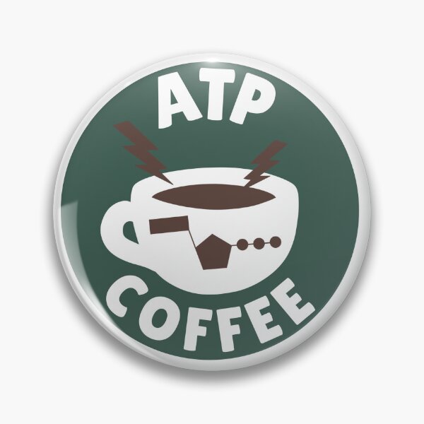ATP Coffee by Amoeba Sisters Pin