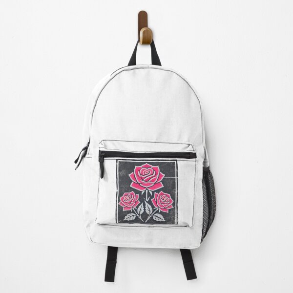 Item preview, Vintage Pink Roses on Black Background designed and sold by Blink Art Studio.