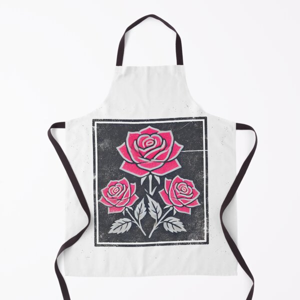Item preview, Vintage Pink Roses on Black Background designed and sold by Blink Art Studio.