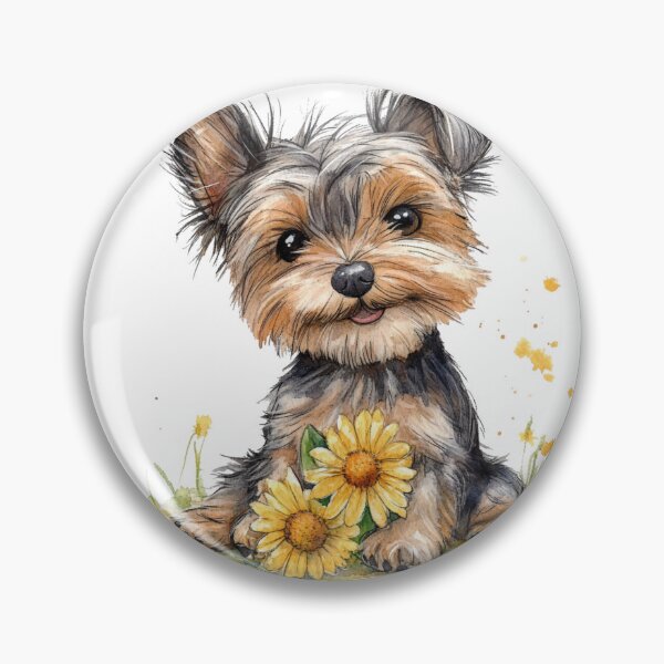 Item preview, Demure Mindful and Cutesy Yorkie designed and sold by M1234s.