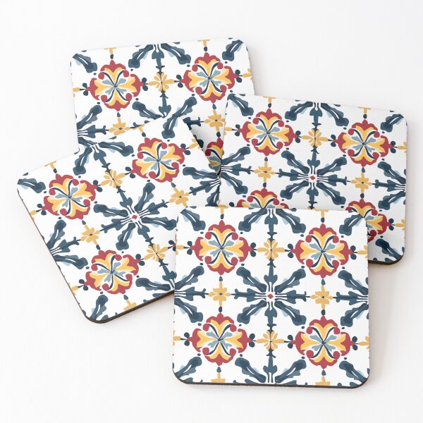 Item preview, Classic Spanish Tile Pattern with Vibrant Colors designed and sold by PhrasesTheThird.