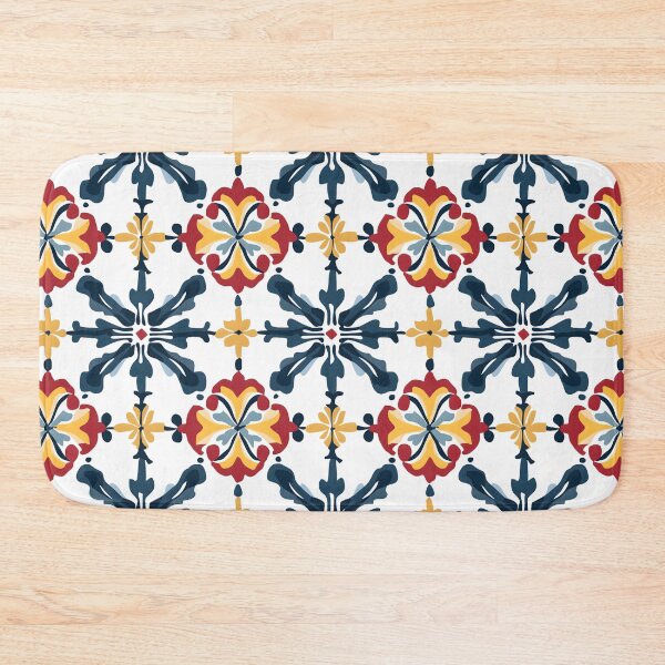 Item preview, Classic Spanish Tile Pattern with Vibrant Colors designed and sold by PhrasesTheThird.