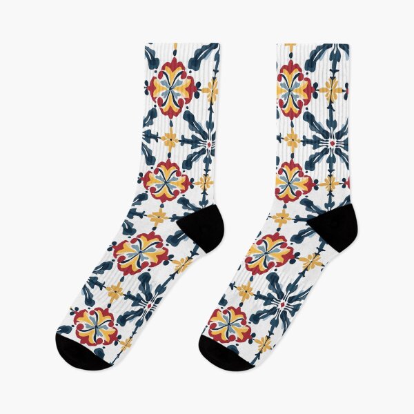 Item preview, Classic Spanish Tile Pattern with Vibrant Colors designed and sold by PhrasesTheThird.