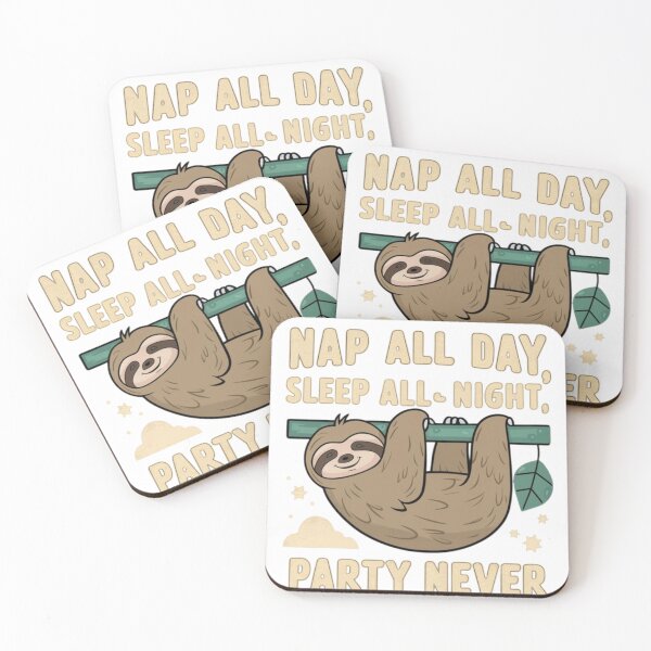 Item preview, Nap all Day, Sleep all Night Design designed and sold by MrHStudio.