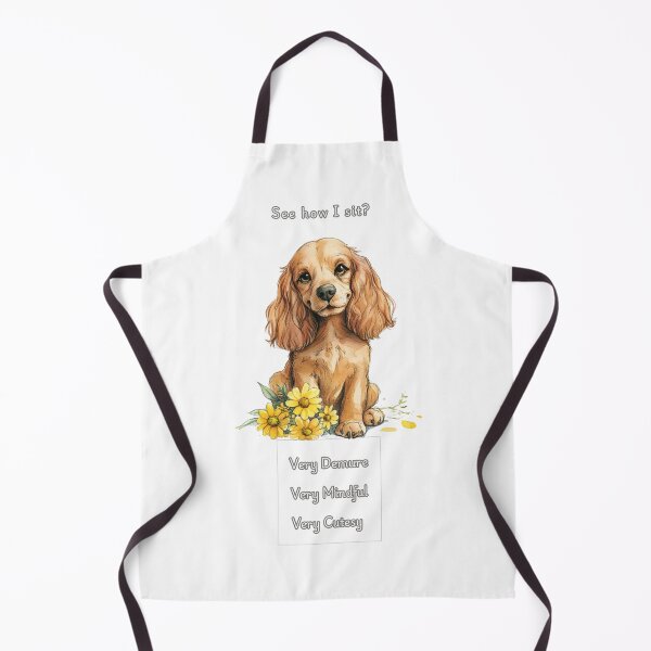 Item preview, Demure Mindful and Cutesy Cocker Spaniel designed and sold by M1234s.