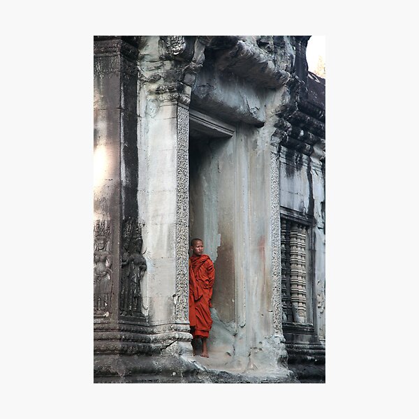 Angkor Wat Monk Photographic Print