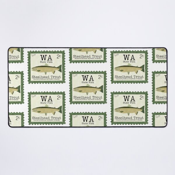 Item preview, Steelhead Trout: Washington State Fish Stamp designed and sold by Marguerite Artistry.