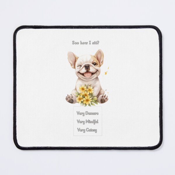 Item preview, Demure Mindful and Cutesy French Bulldog designed and sold by M1234s.