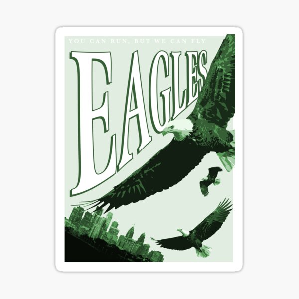 You can run, but we can fly Sticker