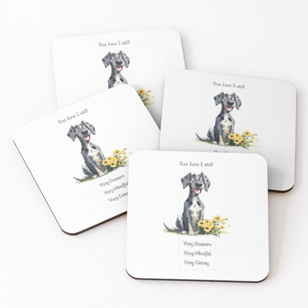 Item preview, Demure Mindful and Cutesy Great Dane  designed and sold by M1234s.