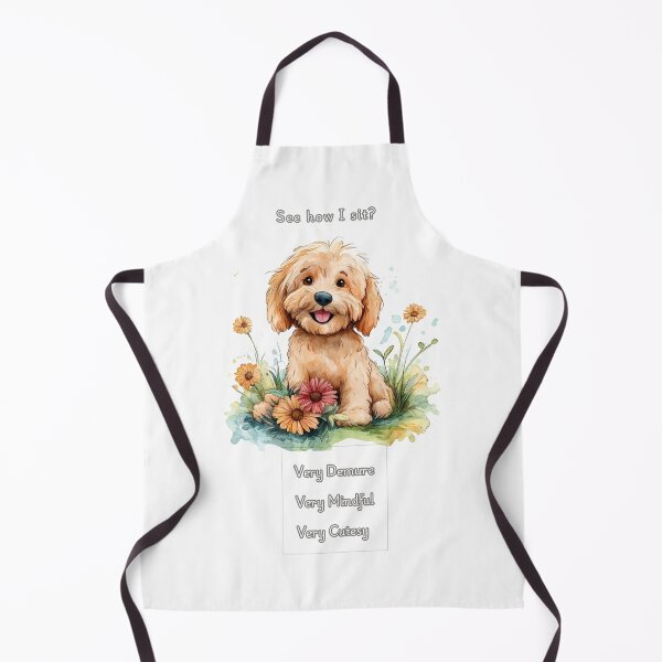 Item preview, Demure Mindful and Cutesy Goldendoodle designed and sold by M1234s.