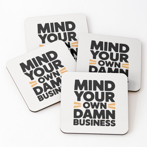 Item preview, Mind your own damn business designed and sold by marfanna.