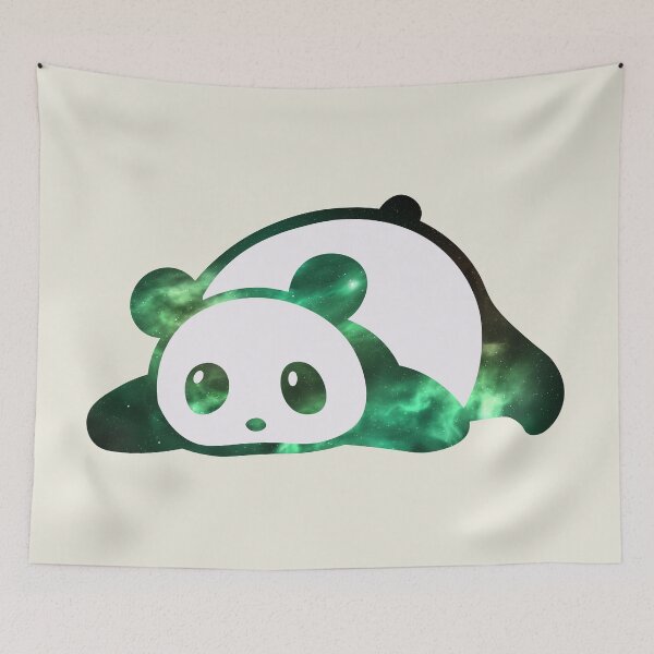 Item preview, Green Galaxy Panda designed and sold by eino-art.