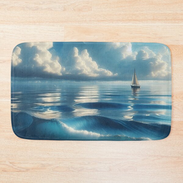 Item preview, Clouds with sea waves designed and sold by mahmoudfarrag.