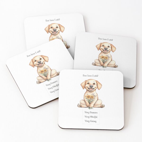 Item preview, Demure Mindful and Cutesy Labrador designed and sold by M1234s.