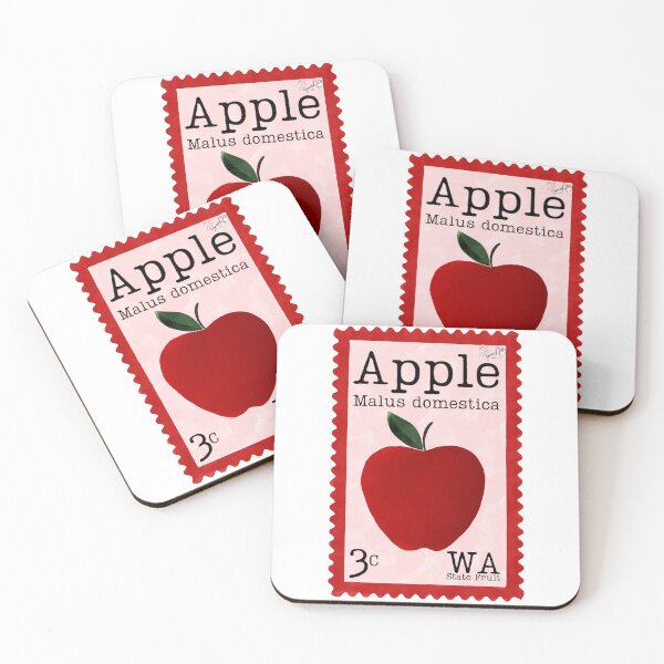 Item preview, Apple: Washington State Fruit Stamp designed and sold by Marguerite Artistry.