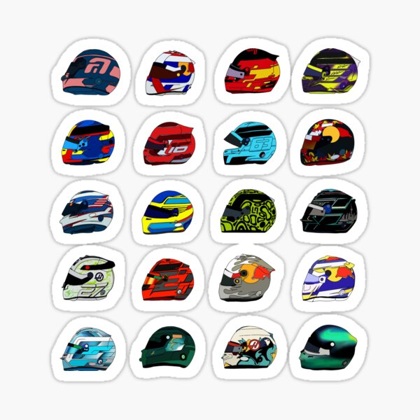 Vista previa del artículo con la obra «Todos los 24 cascos para conductores», diseñado y vendido por ThePredestined.