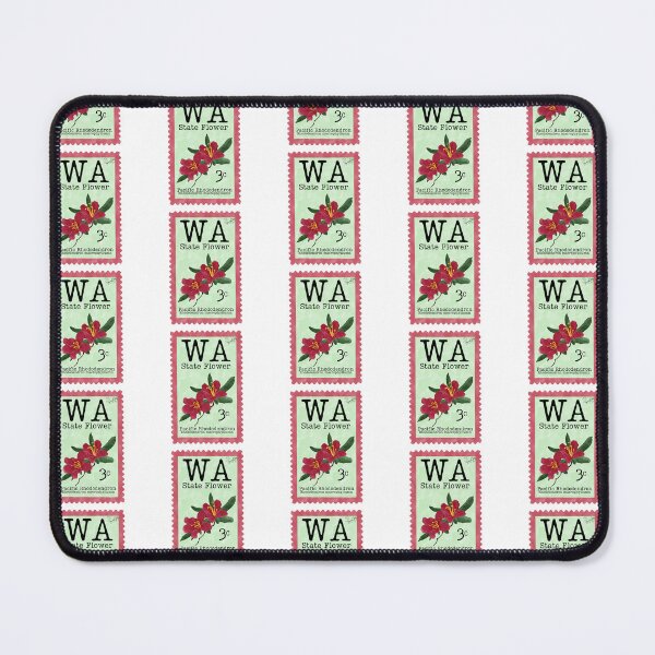 Item preview, Pacific Rhododendron: Washington State Flower Stamp designed and sold by Marguerite Artistry.