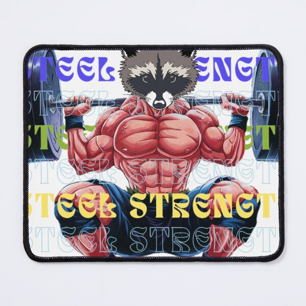 Item preview, Raccoon in the gym increases strength and healthy lifestyle designed and sold by MAR1RJD.