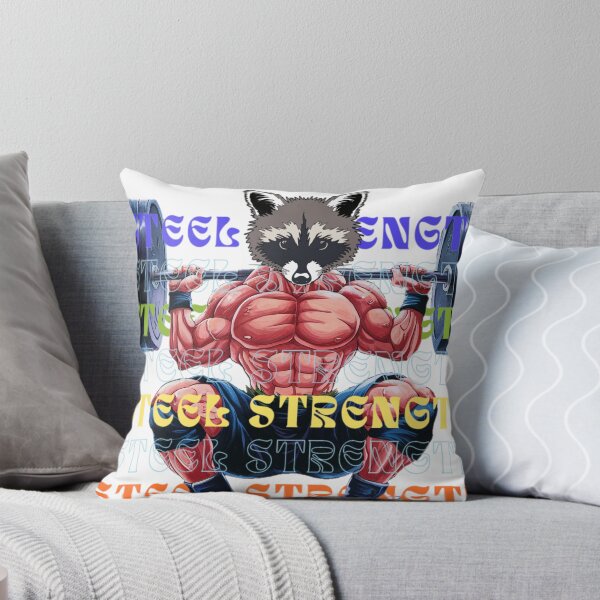 Item preview, Raccoon in the gym increases strength and healthy lifestyle designed and sold by MAR1RJD.