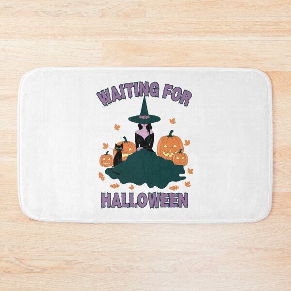 Item preview, Waiting for Halloween: Enchanting Witch and Pumpkin Design designed and sold by elynne9.